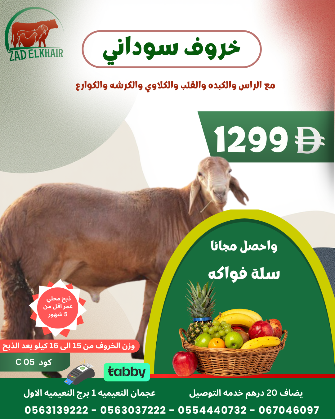 خروف سوداني ذبح محلي كود C 05