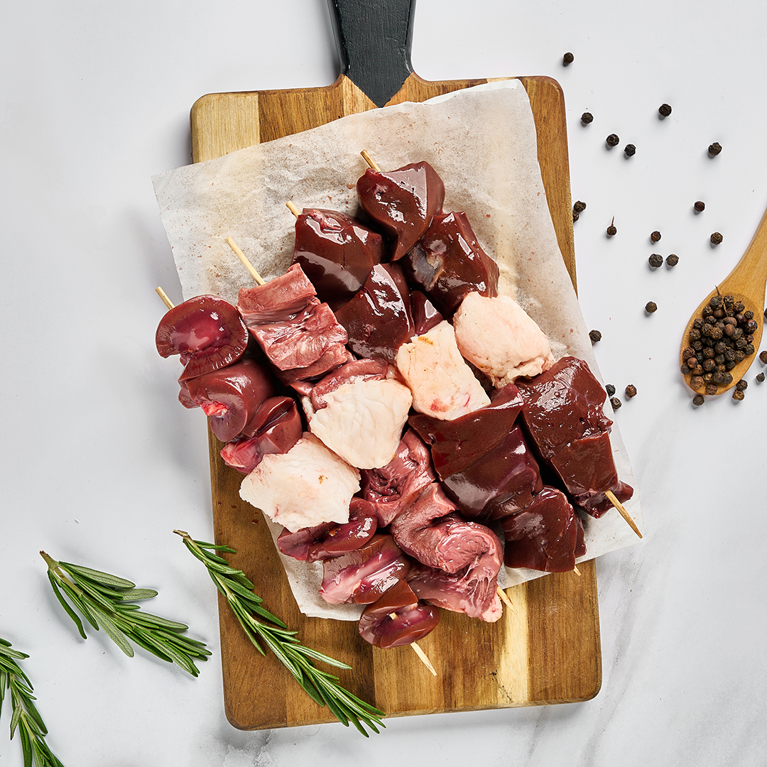 كبدة وكلاوي خروف 